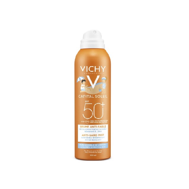 VICHY IDEAL SOLEIL CHILDREN'S SPRAY AGAINST ADHESION OF SAND ON THE SKIN SPF 50+